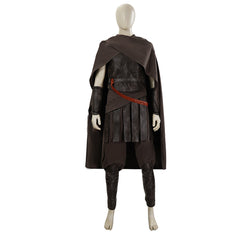 Halloween Medieval Knight & Spartan Warrior Costume The Odyssey Cosplay Armor with Cape