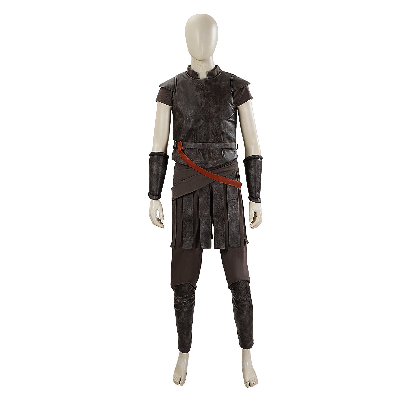 Halloween Medieval Knight & Spartan Warrior Costume The Odyssey Cosplay Armor with Cape