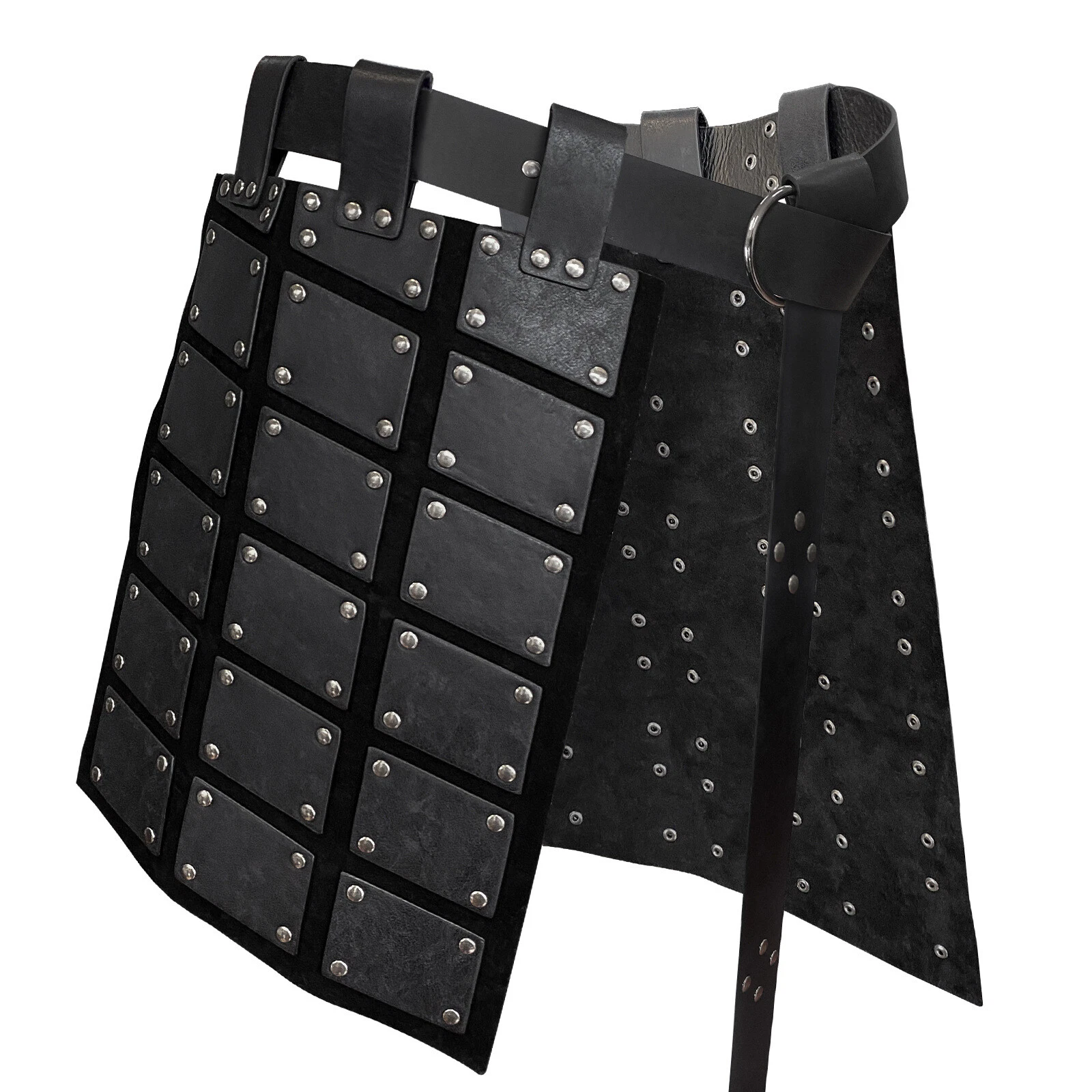 Halloween Medieval Viking Knight Waist Armor Leather Corset Tassets Belt Costume