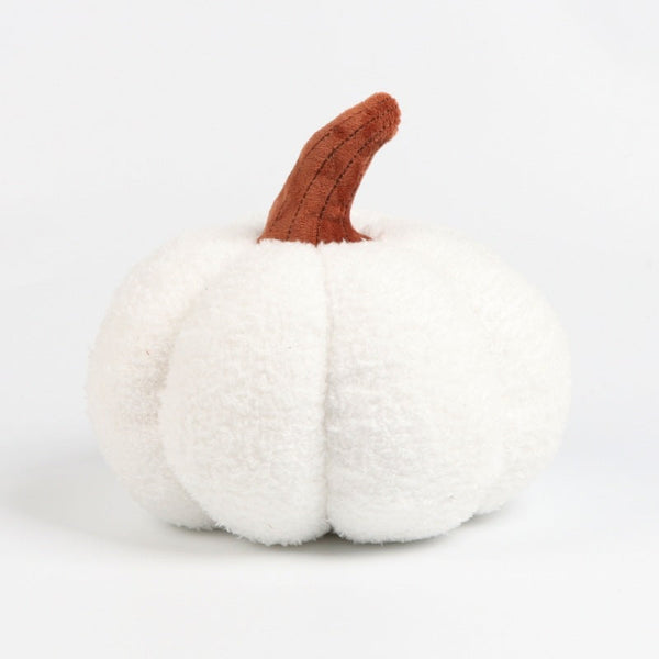 Halloween White Pumpkin Plush Toy Soft Stuffed Doll Birthday Holiday Gifts Home Decor