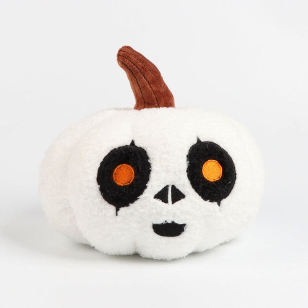 Halloween White Pumpkin Plush Toy Soft Stuffed Doll Birthday Holiday Gifts Home Decor