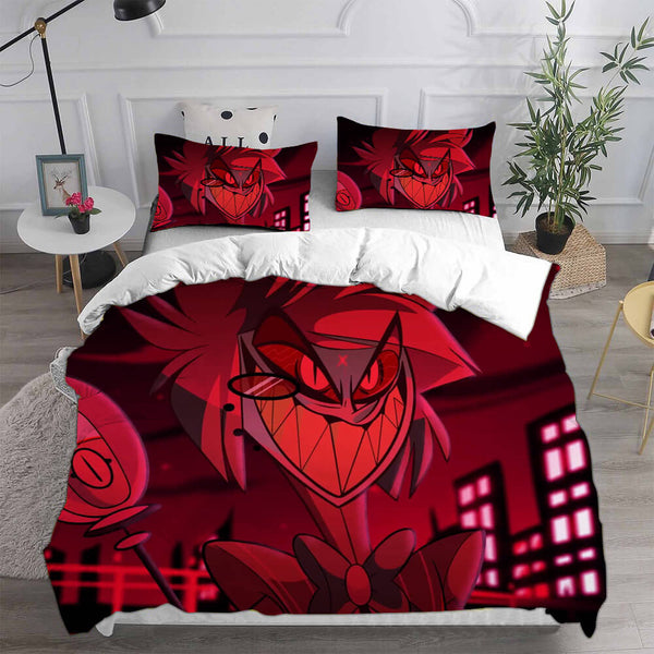 Hazbin Hotel Cosplay Bedding Sets Duvet Cover Halloween Comforter Sets