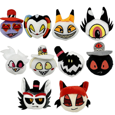 Hazbin Hotel Pendant Plush Toy Stuffed Doll Backpack Bag Keychain Accessories