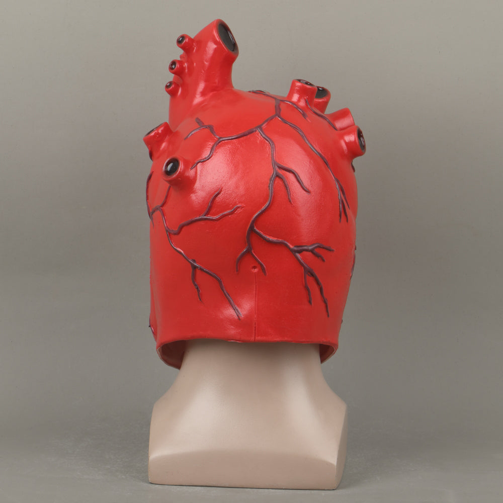 Heart Shaped Horror Mask Anime Dorohedoro Heart Headgear  Halloween Cosplay Props