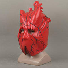 Heart Shaped Horror Mask Anime Dorohedoro Heart Headgear  Halloween Cosplay Props