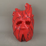 Heart Shaped Horror Mask Anime Dorohedoro Heart Headgear  Halloween Cosplay Props
