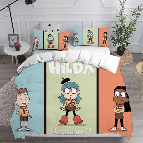 Hilda Cosplay Bedding Sets Duvet Cover Halloween Comforter Sets
