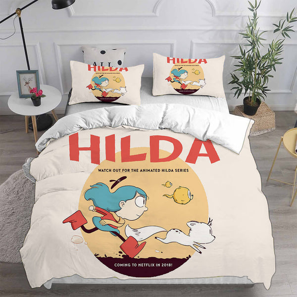 Hilda Cosplay Bedding Sets Duvet Cover Halloween Comforter Sets