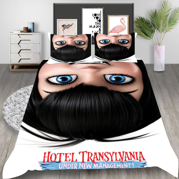 Hotel Transylvania 4 Transformania Cosplay Bedding Set Duvet Cover Halloween Bed Sheets