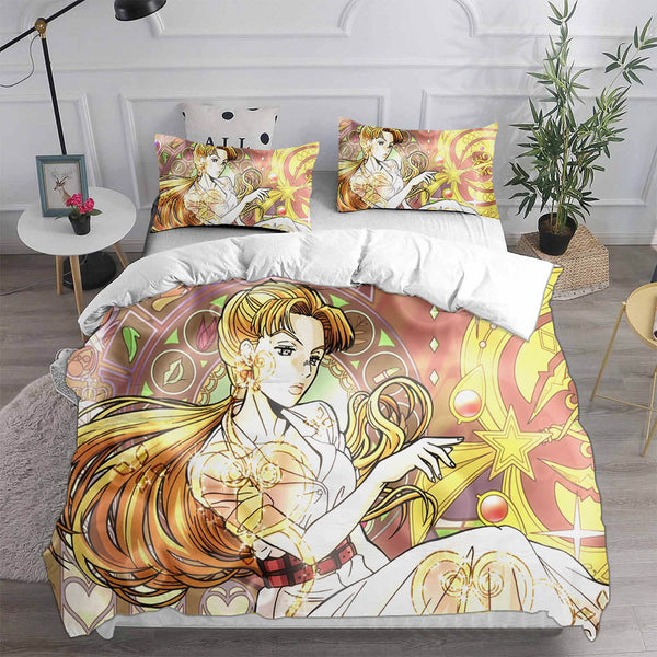 JoJo's Bizarre Adventure Stone Ocean Cosplay Bedding Sets Duvet Cover Halloween Comforter Sets