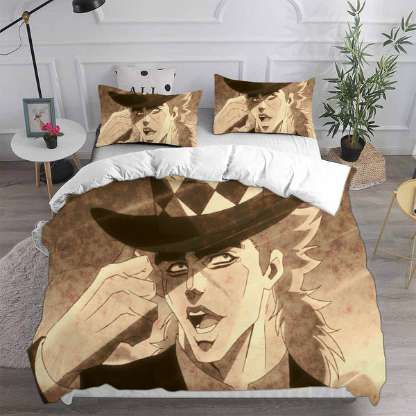 JoJo's Bizarre Adventure Stone Ocean Cosplay Bedding Sets Duvet Cover Halloween Comforter Sets