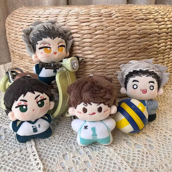 Jujutsu Kaisen BLUE LOCK Haikyuu Pendant Plush Toy Stuffed Doll Backpack Bag Keychain Accessories