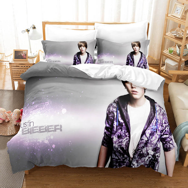 Justin Bieber Cosplay Bedding Sets Duvet Cover Halloween Comforter Sets