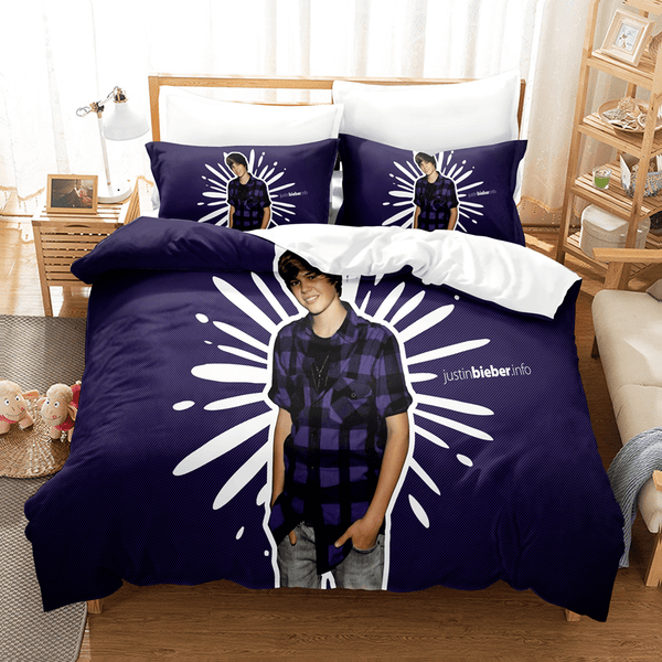 Justin Bieber Cosplay Bedding Sets Duvet Cover Halloween Comforter Sets