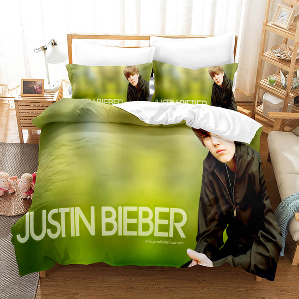 Justin Bieber Cosplay Bedding Sets Duvet Cover Halloween Comforter Sets