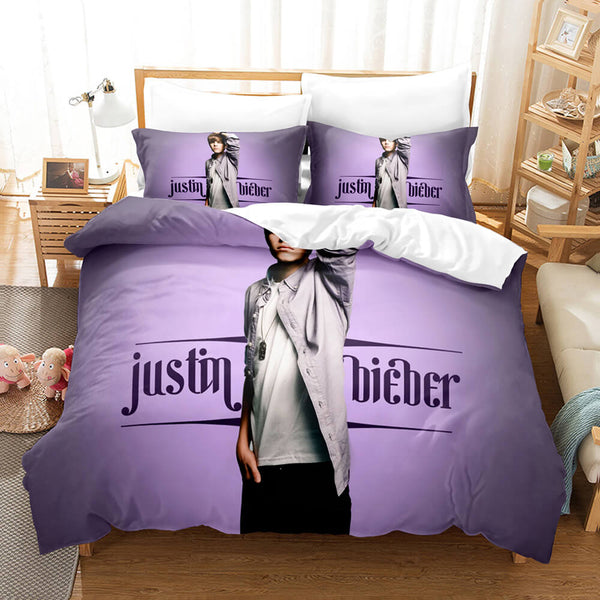 Justin Bieber Cosplay Bedding Sets Duvet Cover Halloween Comforter Sets