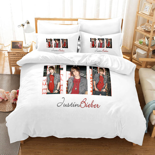 Justin Bieber Cosplay Bedding Sets Duvet Cover Halloween Comforter Sets
