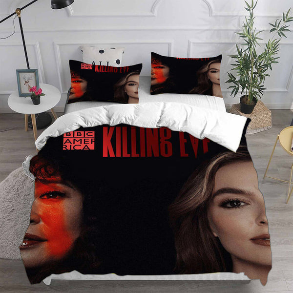 Killing Eve Season 4 Cosplay Bedding Sets Duvet Cover Halloween Comforter Sets