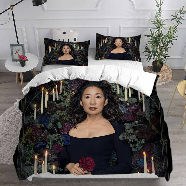 Killing Eve Season 4 Cosplay Bedding Sets Duvet Cover Halloween Comforter Sets
