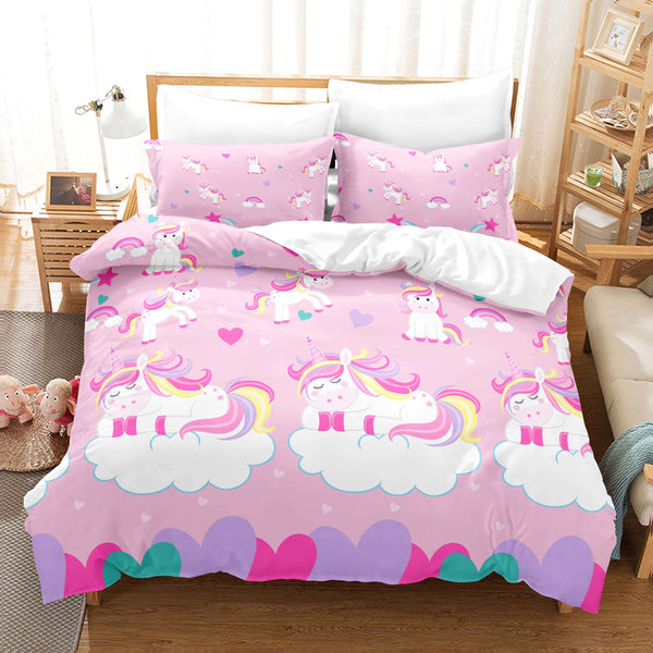 LINE HELLO BT21 Cosplay Bedding Sets Duvet Cover Halloween Comforter Sets