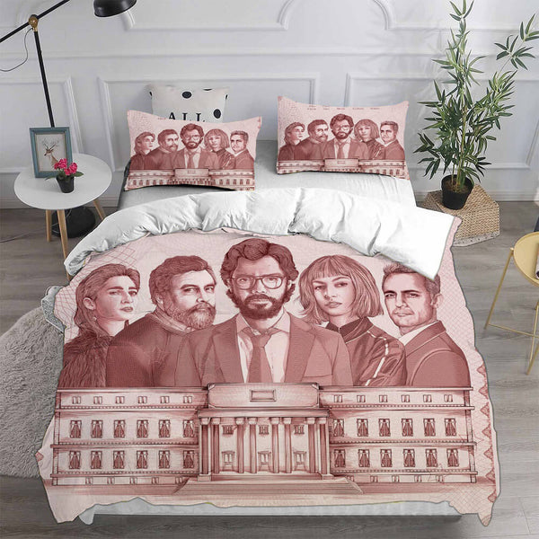 La casa de papel Cosplay Bedding Sets Duvet Cover Halloween Comforter Sets