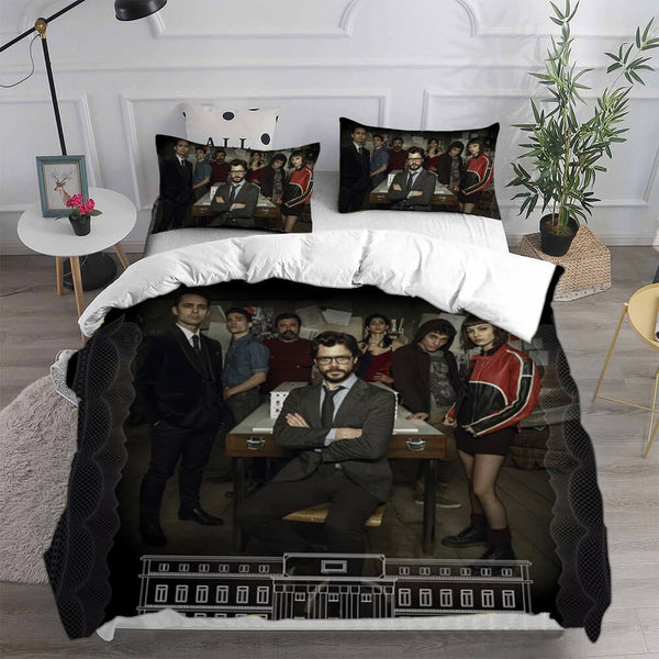 La casa de papel Cosplay Bedding Sets Duvet Cover Halloween Comforter Sets