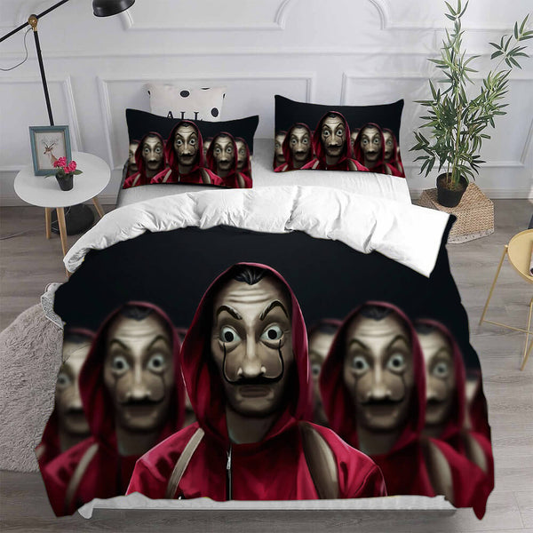 La casa de papel Cosplay Bedding Sets Duvet Cover Halloween Comforter Sets