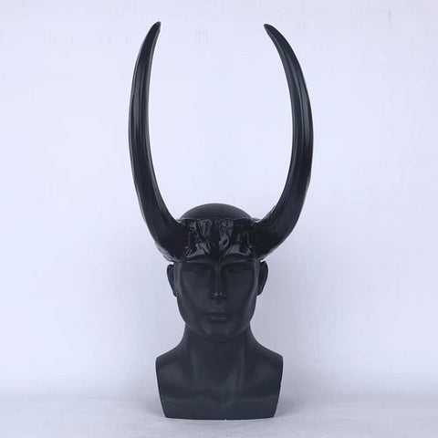 Loki 2 Crown Horns Cosplay Superhero Headgear Helmet Costume Props Headwear PVC