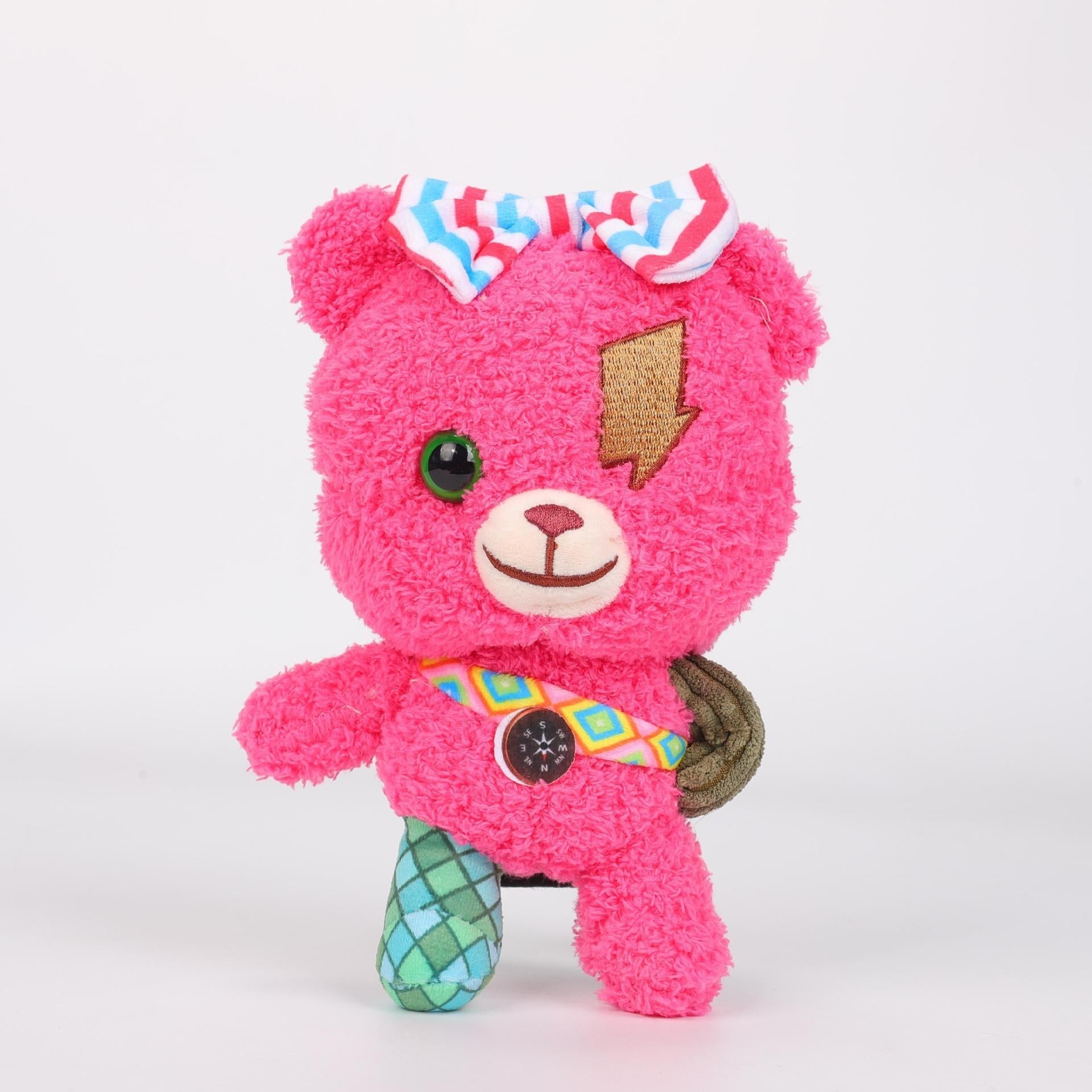 Lost Ollie Pink Bear Plush Toy Soft Stuffed Doll Birthday Holiday Gifts