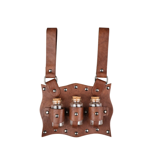 Medieval Renaissance Witch Props Magic Vial Cork Potion Bottle Belt Loop