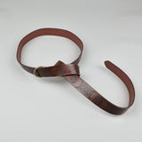 Medieval Vintage Embossed Leather Renaissance Knight Belt O Ring Costume Belts