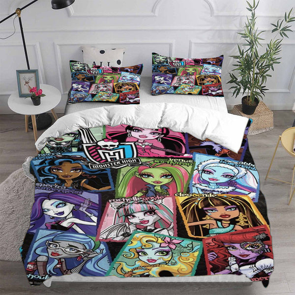 Monster High Bedding Sets Duvet Cover Halloween Cosplay Comforter Sets