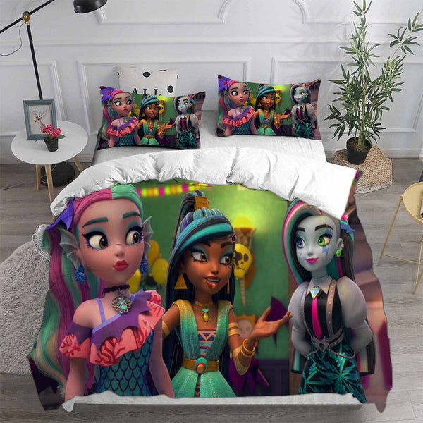Monster High Bedding Sets Duvet Cover Halloween Cosplay Comforter Sets