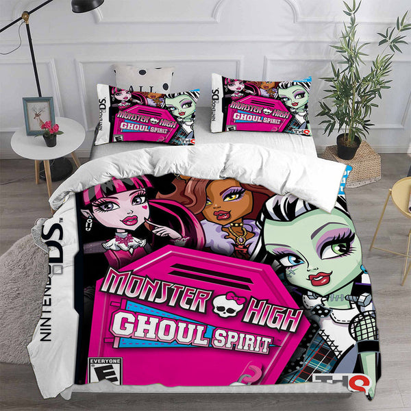 Monster High Bedding Sets Duvet Cover Halloween Cosplay Comforter Sets