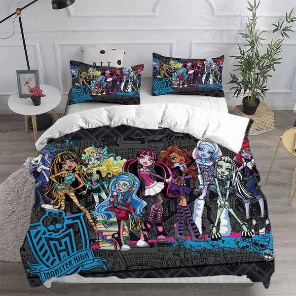 Monster High Bedding Sets Duvet Cover Halloween Cosplay Comforter Sets