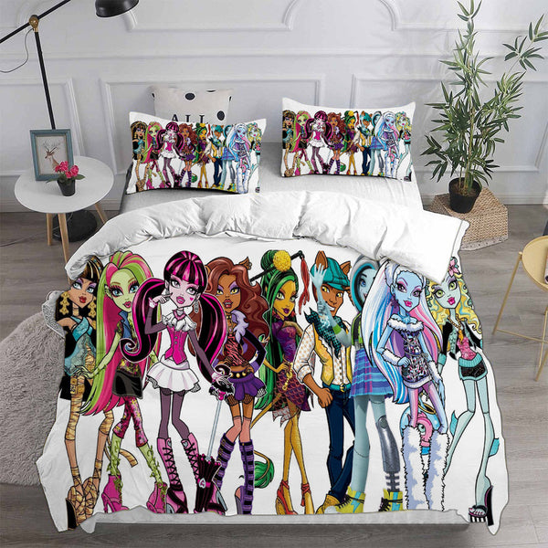 Monster High Bedding Sets Duvet Cover Halloween Cosplay Comforter Sets