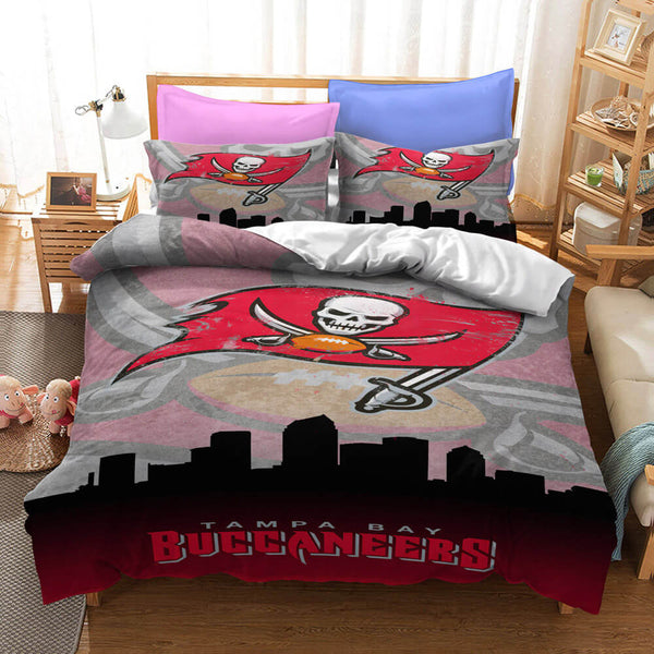 NFL Rugby Team Cosplay Bedding Set Duvet Cover Halloween Bed Sheets