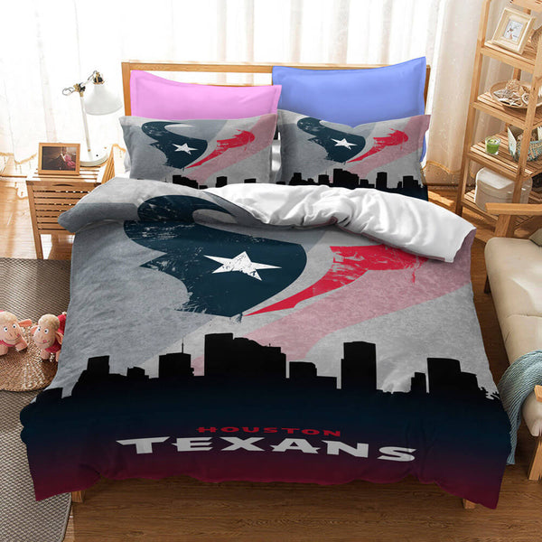 NFL Rugby Team Cosplay Bedding Set Duvet Cover Halloween Bed Sheets