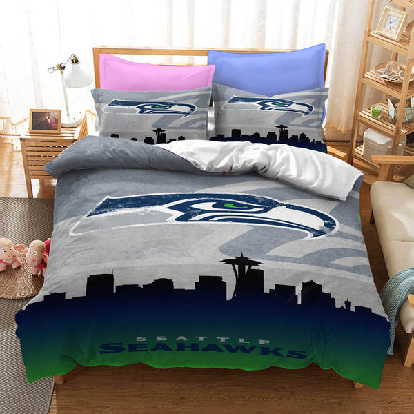 National Football League Rugby Team Cosplay Bedding Set Duvet Cover Halloween Bed Sheets