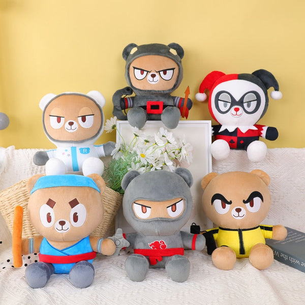 Kung Fu Bear Plush Toy Soft Stuffed Gift Dolls for Kids Boys Girls