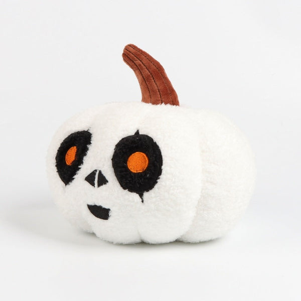 Halloween White Pumpkin Plush Toy Soft Stuffed Doll Birthday Holiday Gifts Home Decor