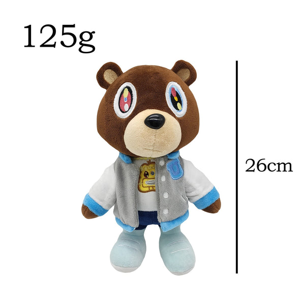 Kanye Teddy Bear Plush Toy Soft Stuffed Gift Dolls for Kids Boys Girls