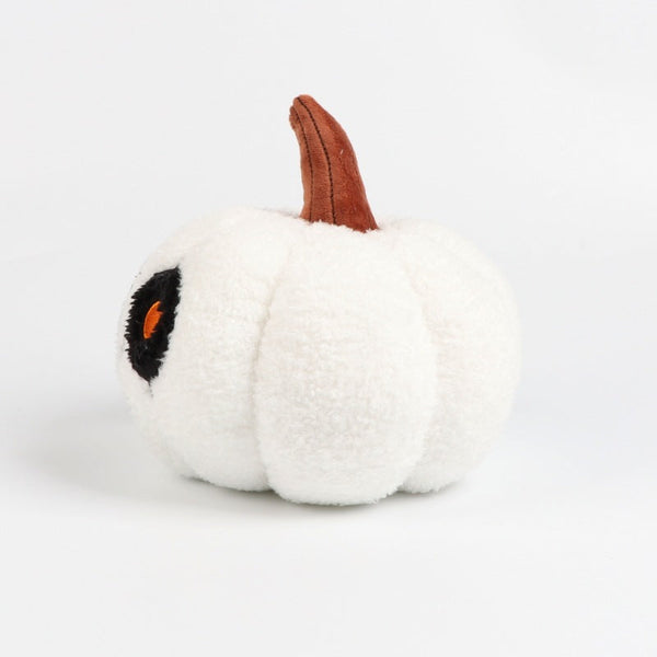 Halloween White Pumpkin Plush Toy Soft Stuffed Doll Birthday Holiday Gifts Home Decor
