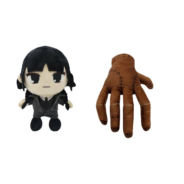 Wednesday Addams Plush Toys Soft Stuffed Gift Dolls for Kids Boys Girls