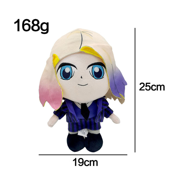 Wednesday Addams Plush Toys Soft Stuffed Gift Dolls for Kids Boys Girls