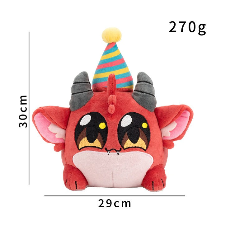 Emotional Support Demon Plush Toys Soft Stuffed Gift Dolls for Kids Boys Girls