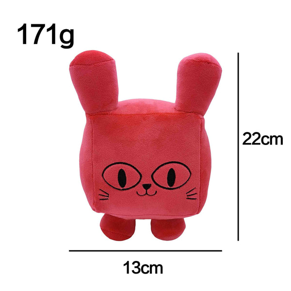 Red Titanic Balloon Cat Plush Toys Soft Stuffed Gift Dolls for Kids Boys Girls