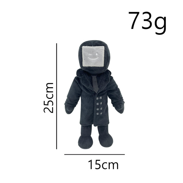 Skibidi Toilet Plush Toy Soft Stuffed Gift Dolls for Kids Boys Girls