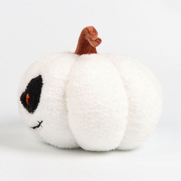 Halloween White Pumpkin Plush Toy Soft Stuffed Doll Birthday Holiday Gifts Home Decor