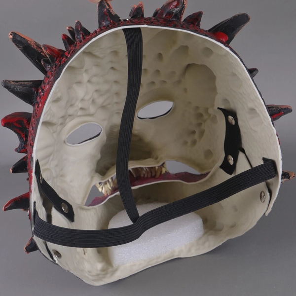 Open Moving Mouth Dragon Dinoaur Masks Cosplay Animal Fancy Dress Headwear Props